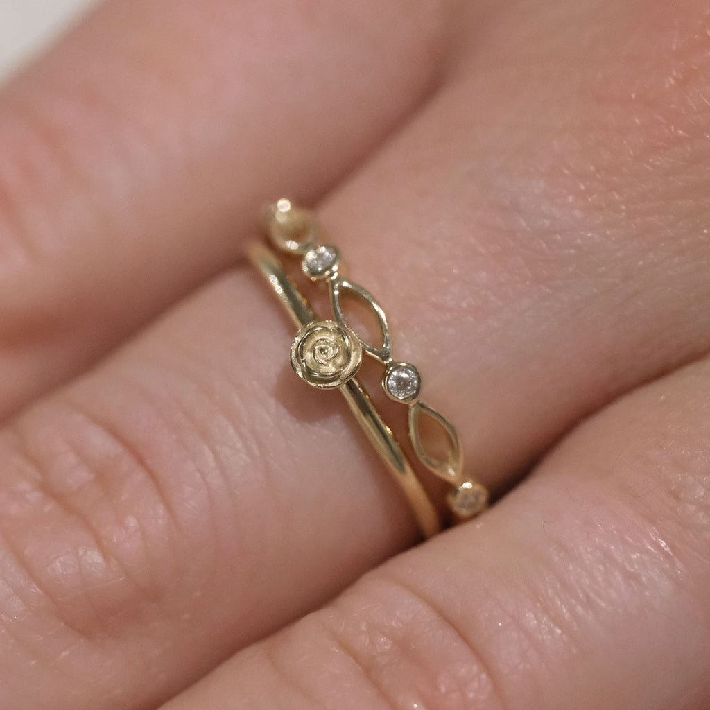 9k Rose Ring