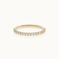 Half Eternity - 14k gouden diamanten ring