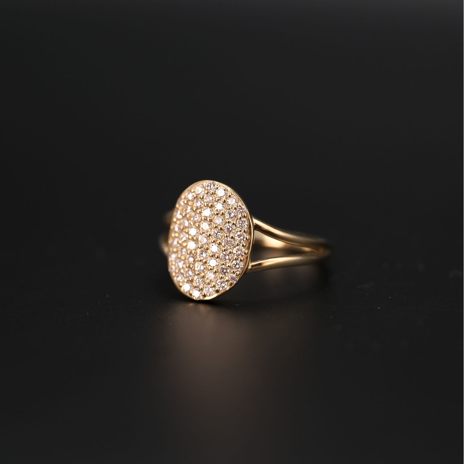 14k Maanlicht - 0,4ct Diamanten Ring
