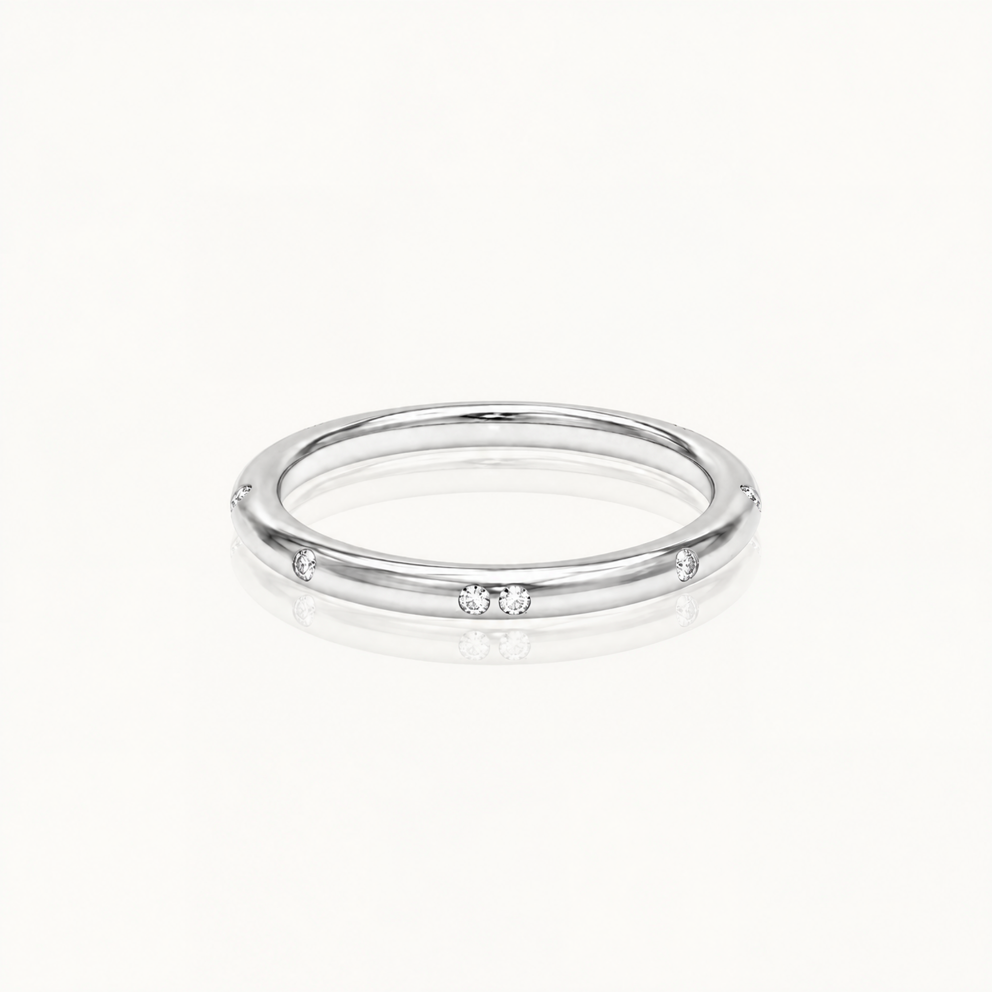 Eternal - 14k Gouden 0,06ct Diamanten Ring