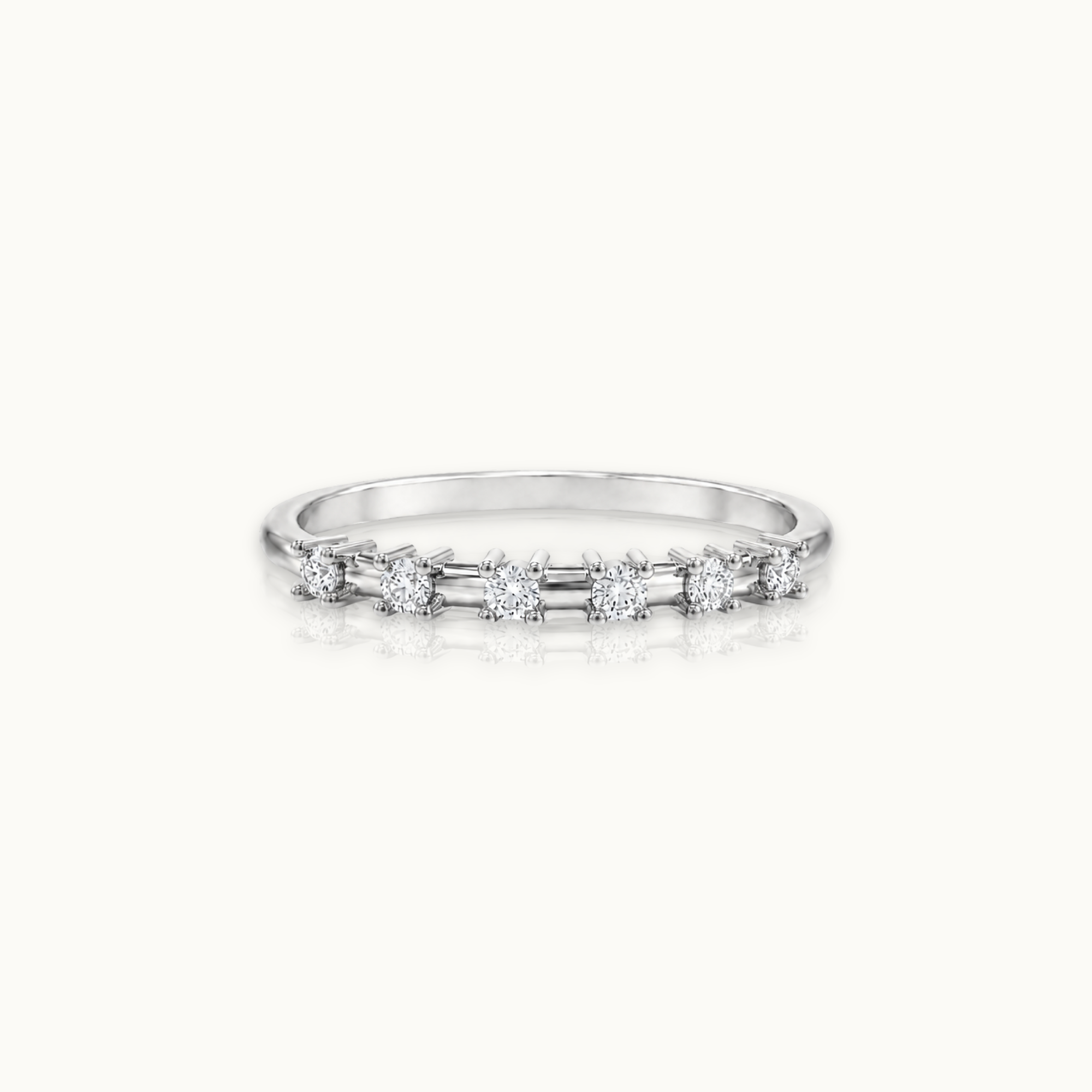 Love Ring - 14k Gouden 0,09ct Diamanten Ring