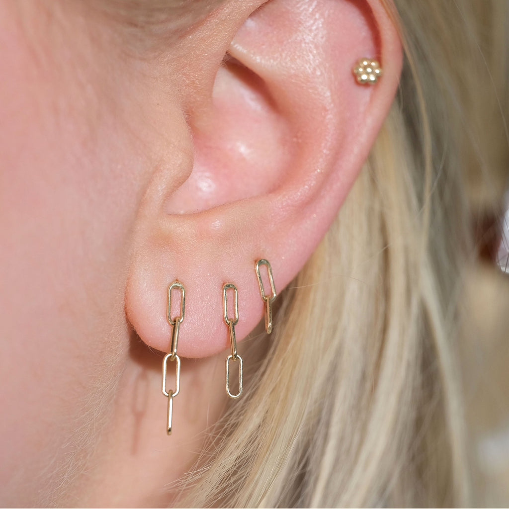 14k gold hand crafted earrings by MiJu Official
