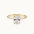True Love 2,0 karaat - 14-karaats gouden ovale diamanten ring