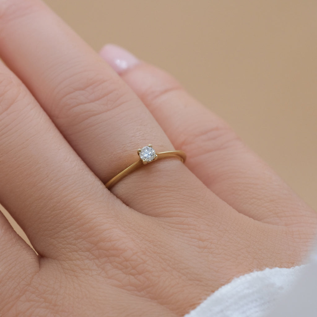 Forever Together 0.1ct - 14k gouden diamanten ring