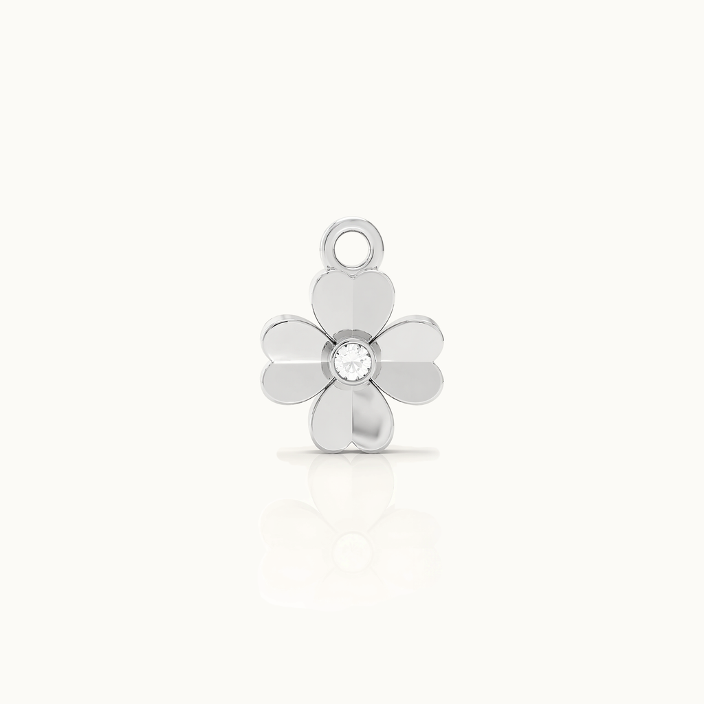 Sterling Zilveren Klaver Charm