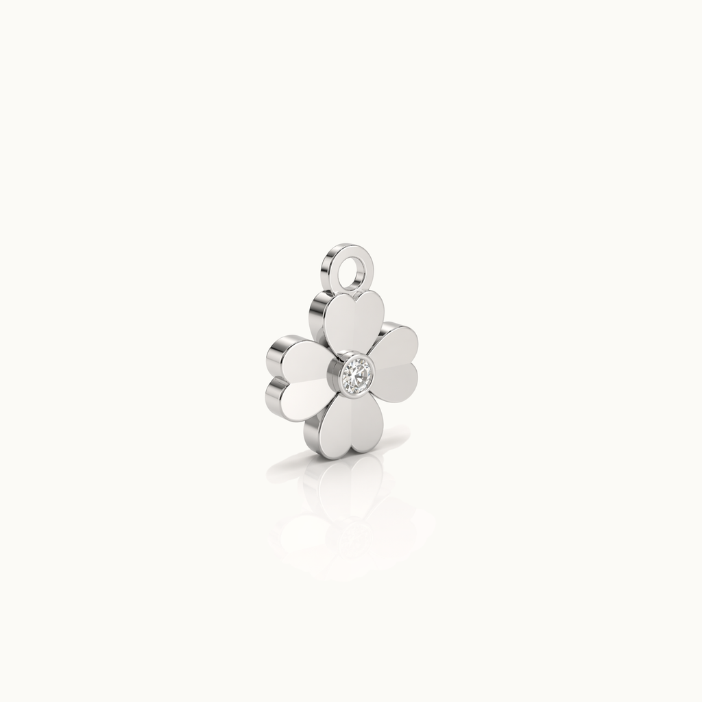 Sterling Zilveren Klaver Charm