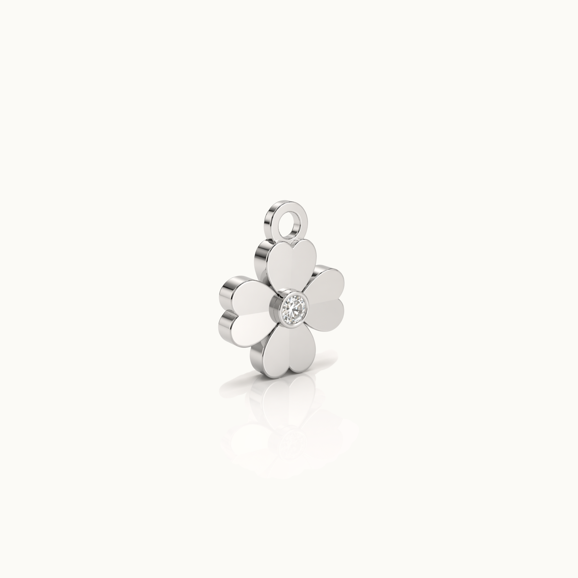 Sterling Zilveren Klaver Charm