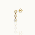 Diamond Dangle - 9k Earrings