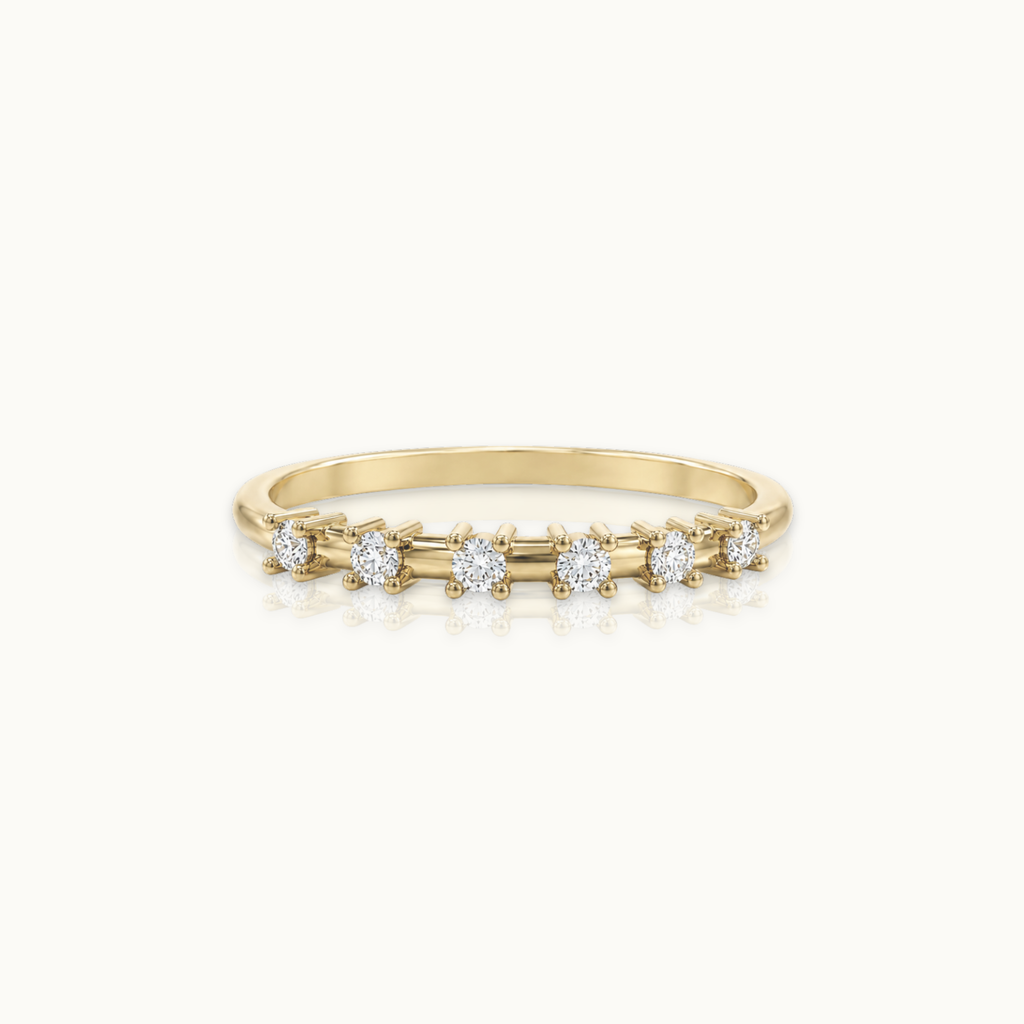 Love Ring - 14k Gouden 0,09ct Diamanten Ring