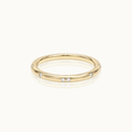 Eternal - 14k Gouden 0,06ct Diamanten Ring
