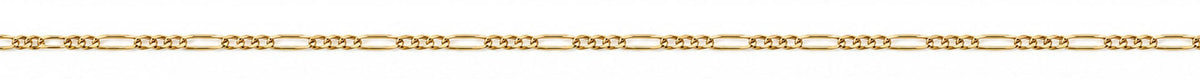 9K Figaro Chain Small
