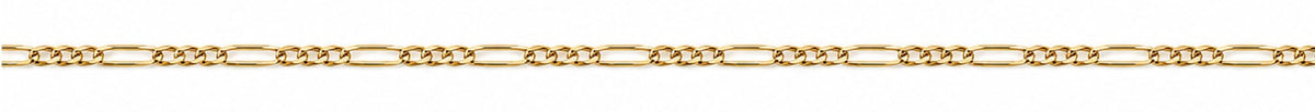 14K Figaro Chain Big