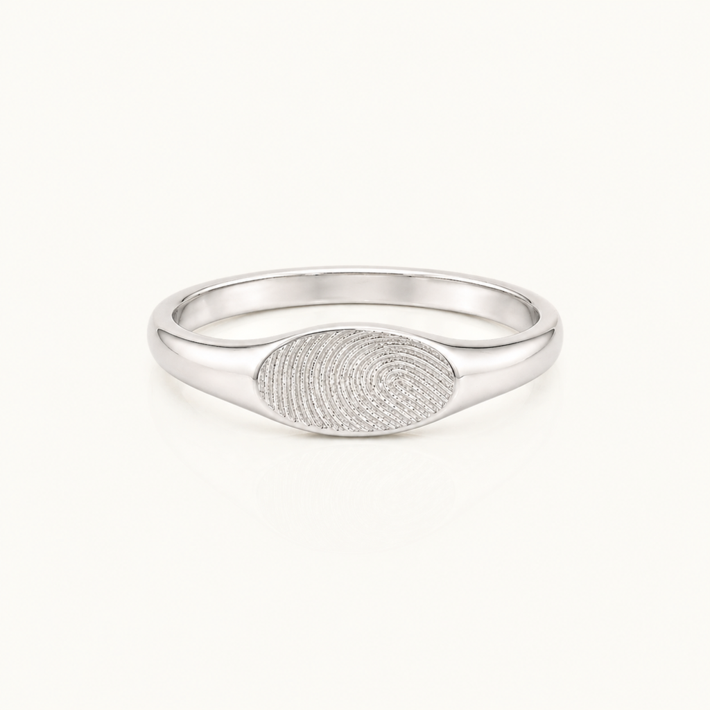 Imprint Small Signet Ring Silver