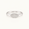 Imprint Small Signet Ring Silver