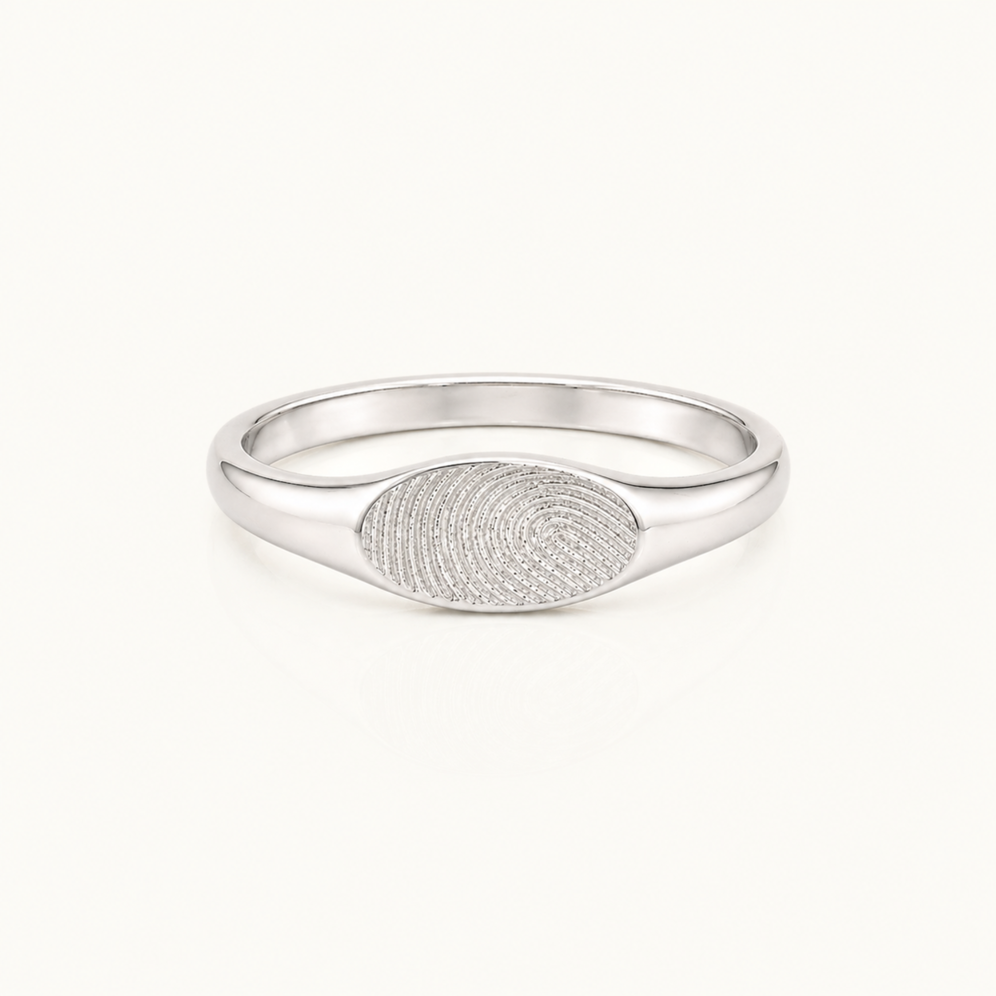 Imprint Small Signet Ring Silver