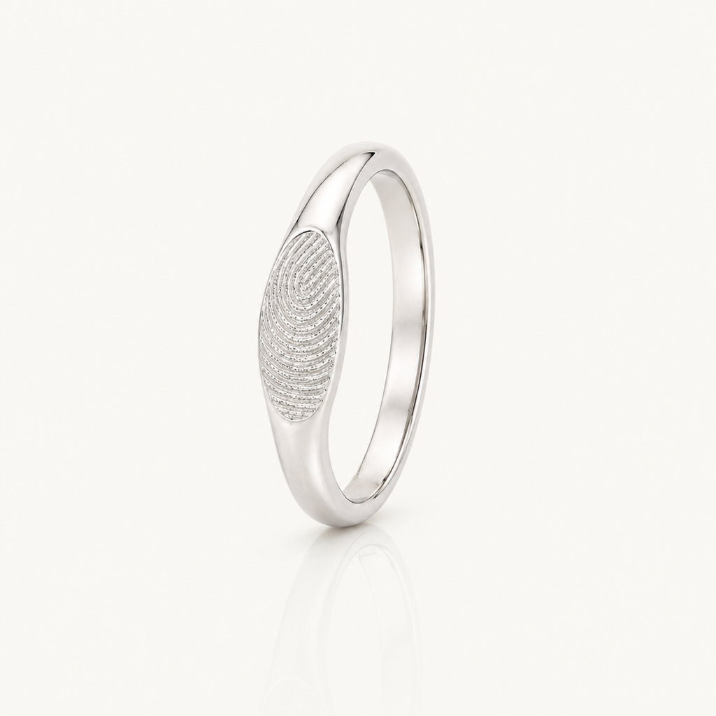 Imprint Small Signet Ring Silver