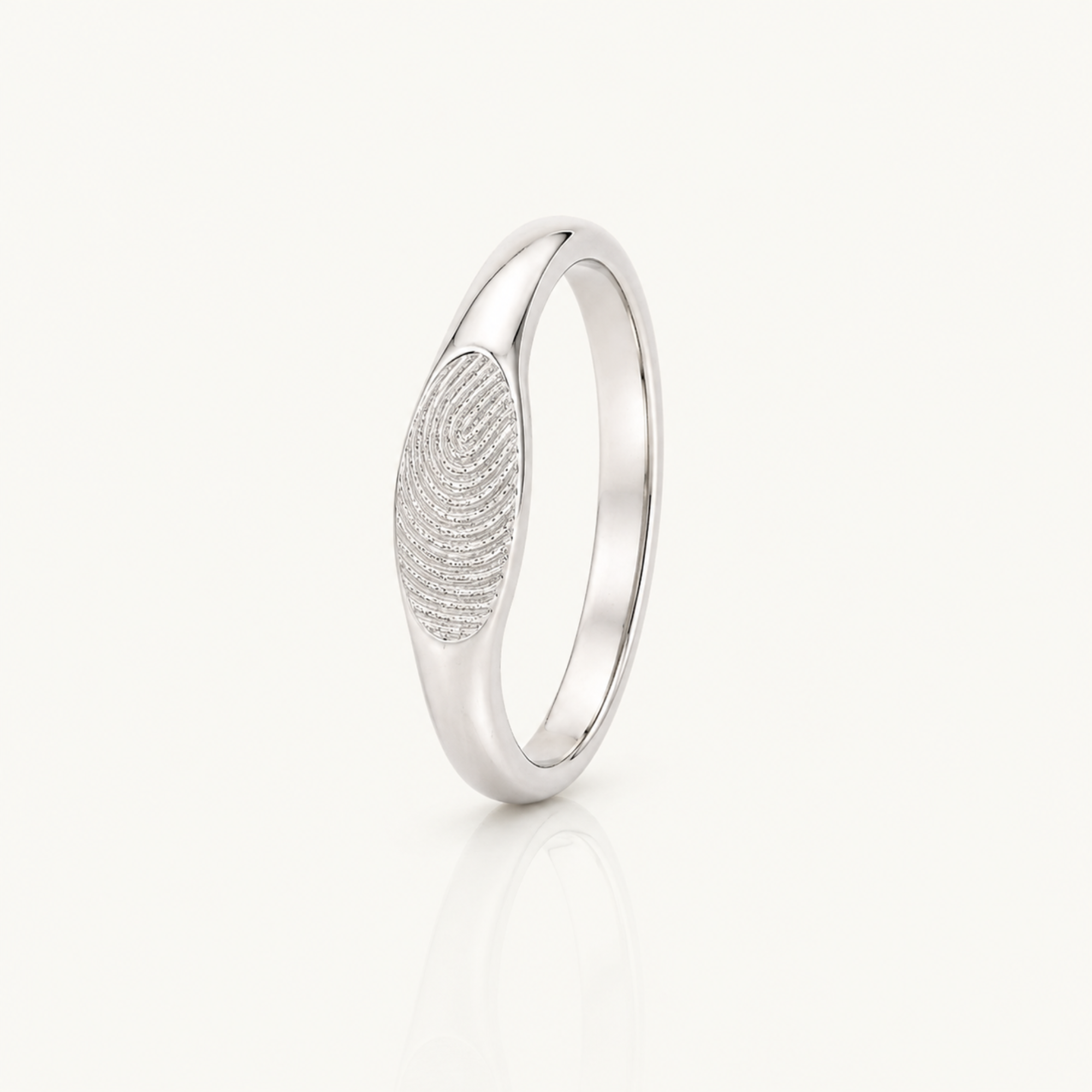 Imprint Small Signet Ring Silver