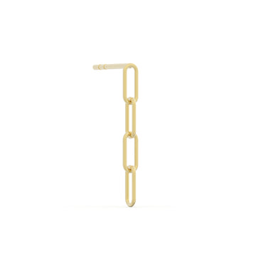 Medium 14k gouden schakel oorbellen van MiJu Official