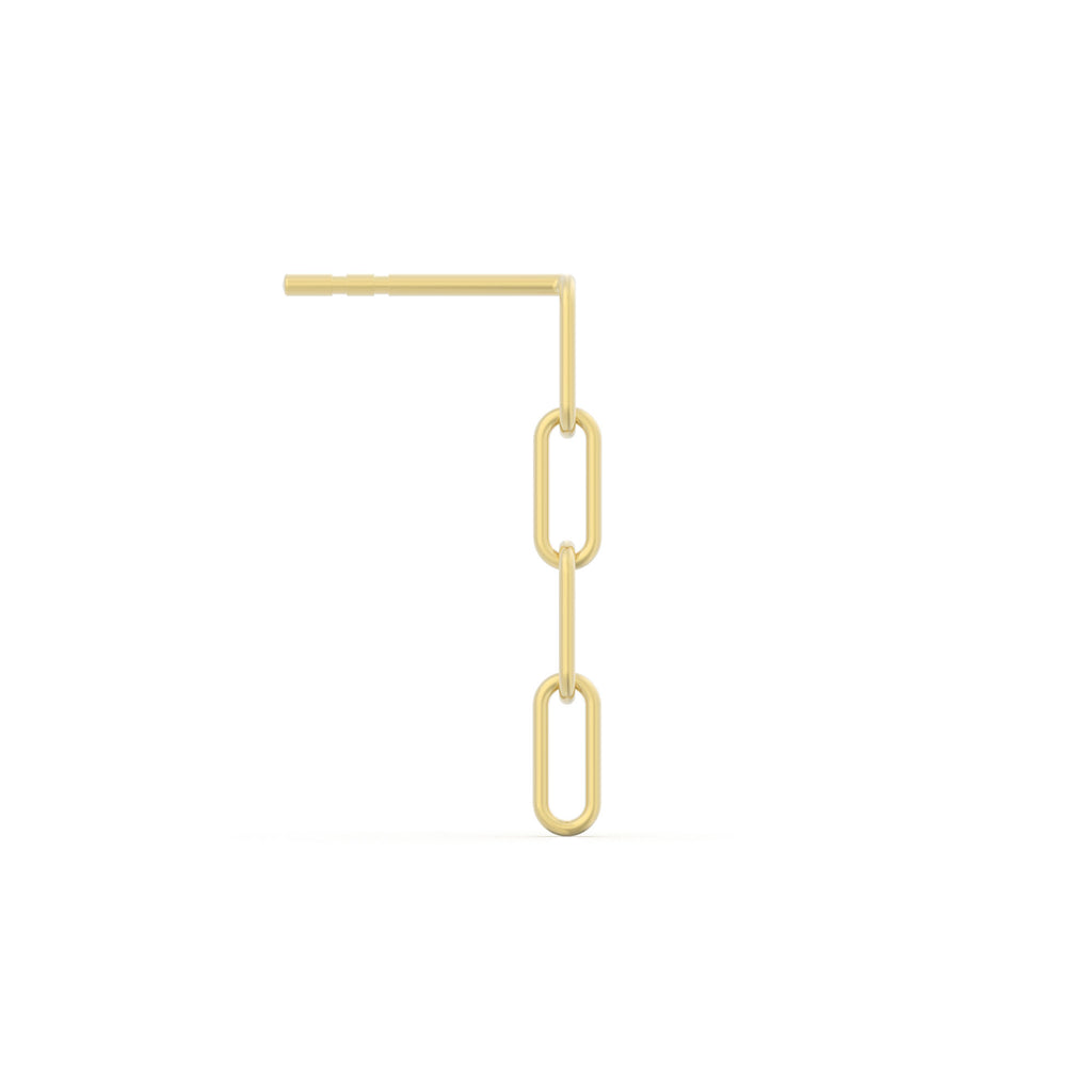 Medium connected 14k gold earrings from brand MiJu Official
