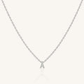 Letter Necklace Silver