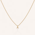 Letter Necklace Gold