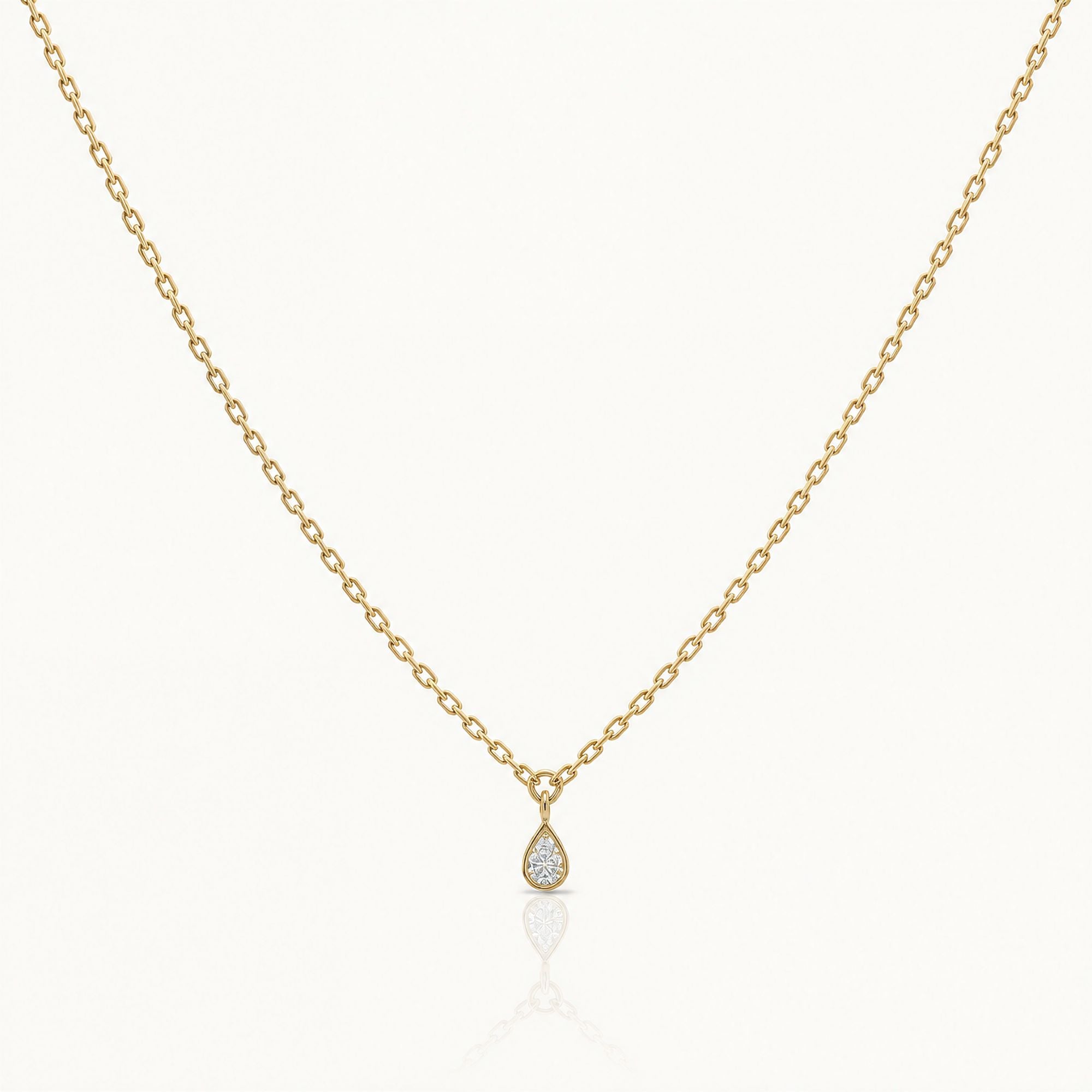 Diamond Drop - 9k Necklace