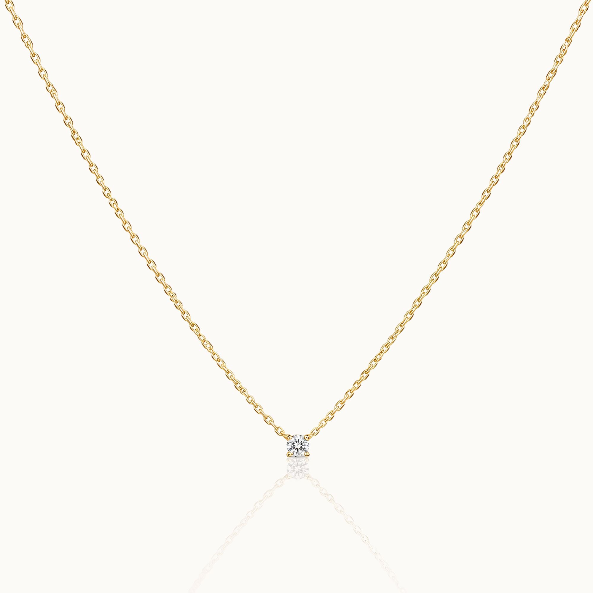 Starlight - 14k Gouden Diamanten Ketting