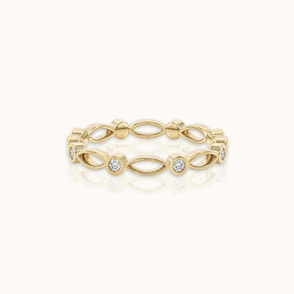 9k Zirconia Ring