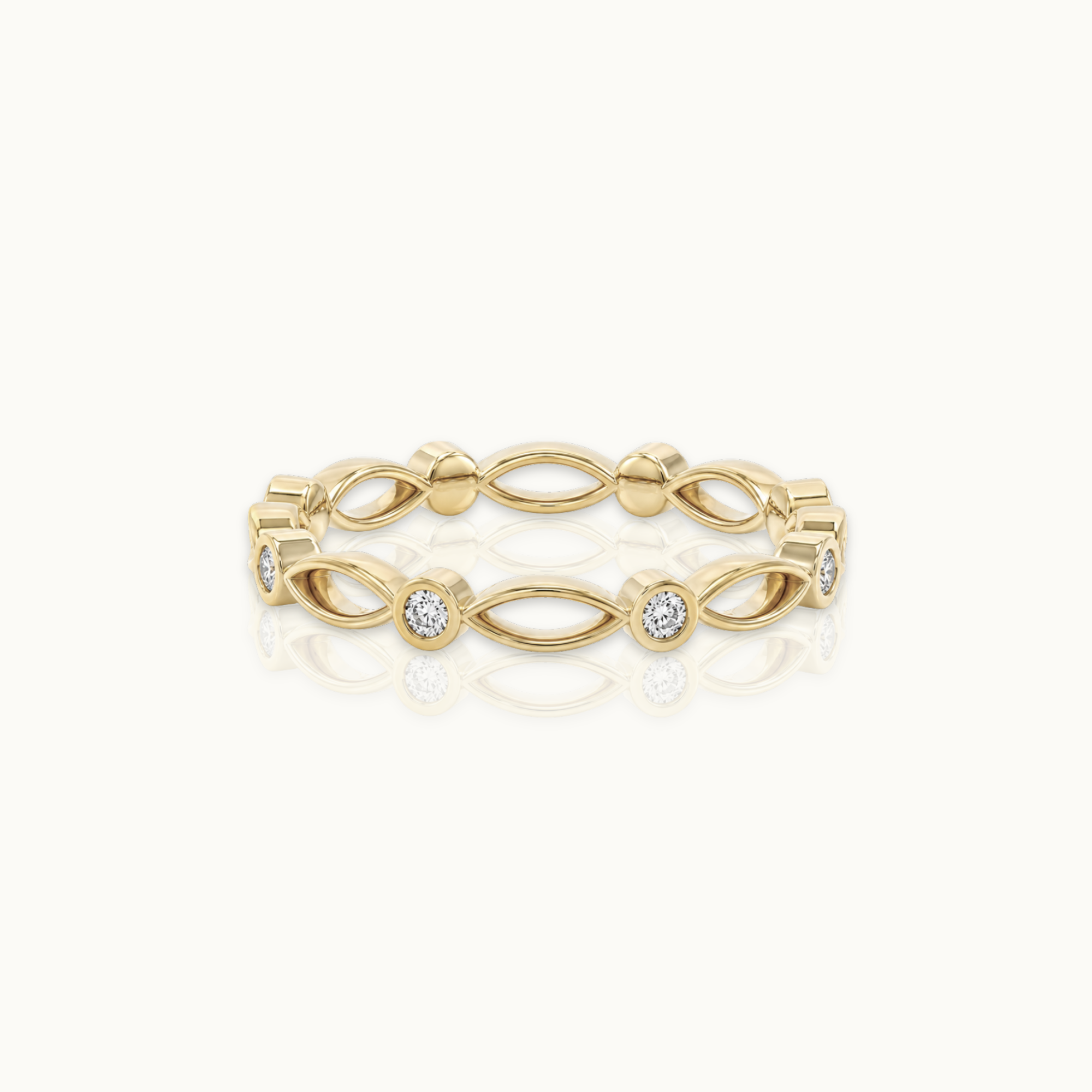 9k Zirconia Ring