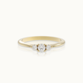My Soulmate (klein) - 14-karaats gouden ring met diamant van 0,17 karaat