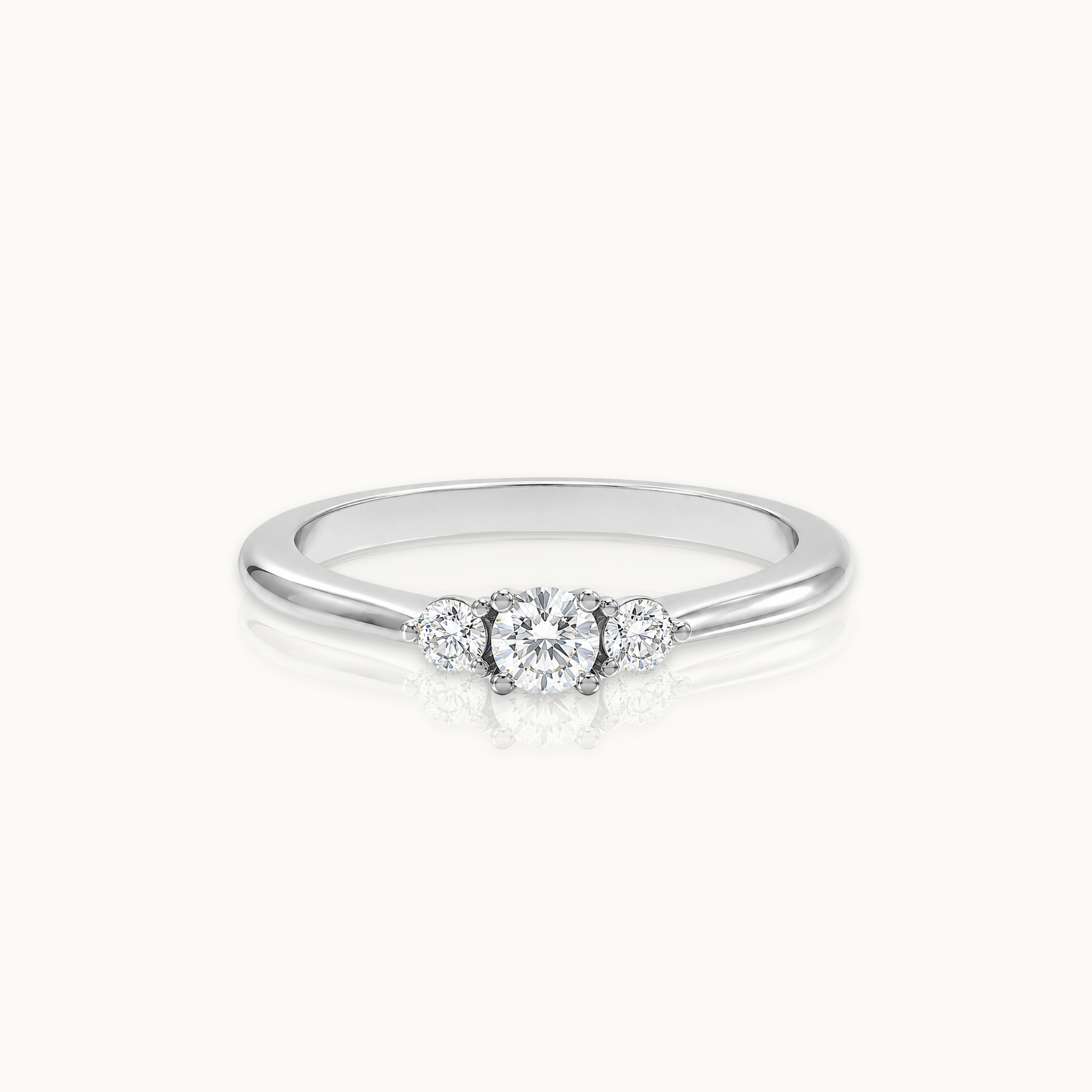 My Soulmate (small) - 14k Gold 0.17ct Diamond Ring
