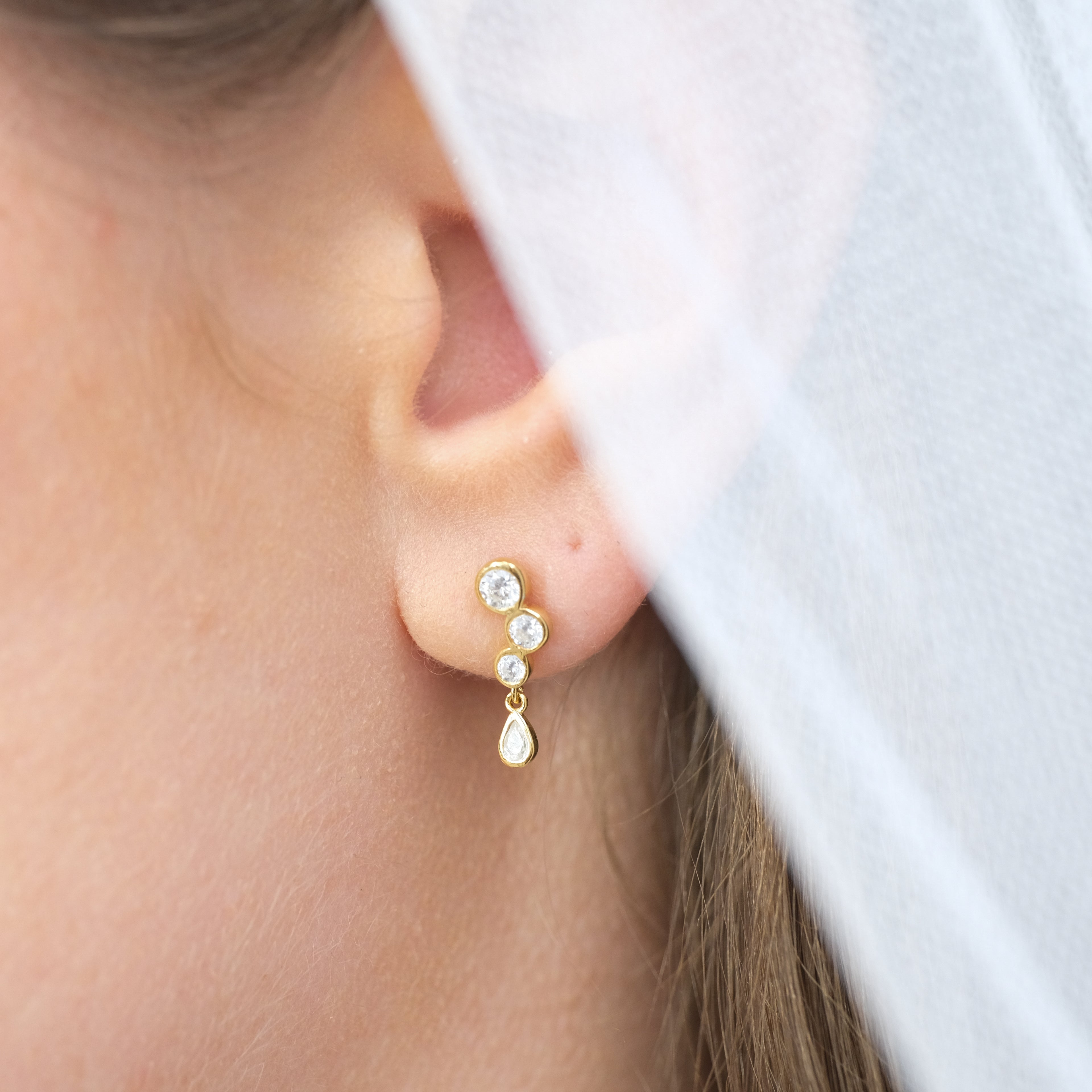 9k Honey Earrings
