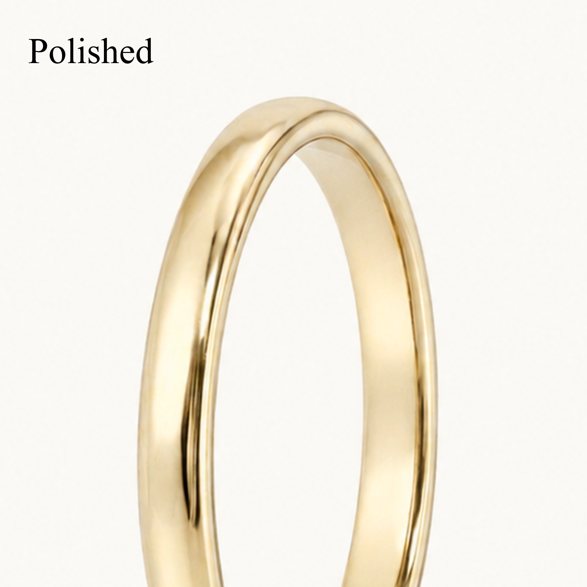 3mm 14k Gold Wedding Band