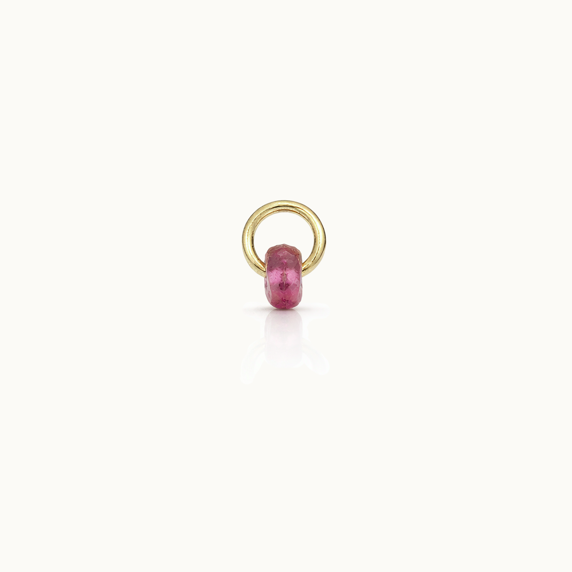 14k Robijn Hanger
