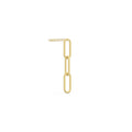 Small Connected chain earrings 14k gold MiJu Official