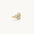 9k Triple Zirconia Connector Charm
