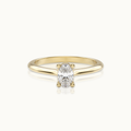 True Love 0,4 karaat - 14-karaats gouden ovale diamanten ring