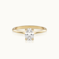True Love 0,75 ct - 14-karaats gouden ovale diamanten ring