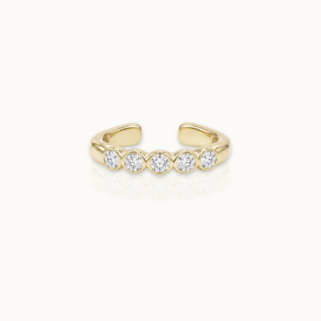 Diamond Ear Cuff - 9k