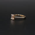 14k Gold Emerald Cut 1.0ct Diamond Ring