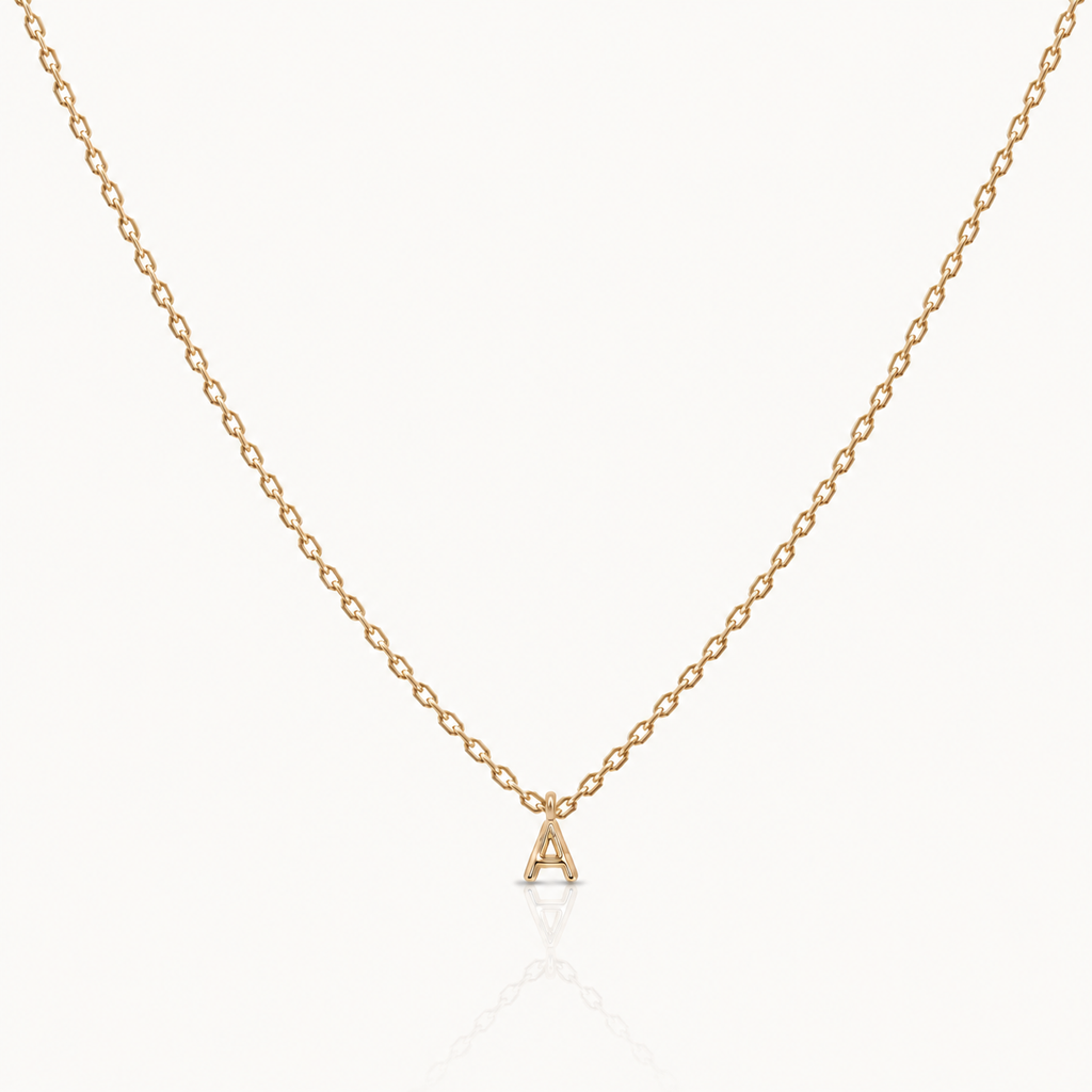 Letter Ketting Goud