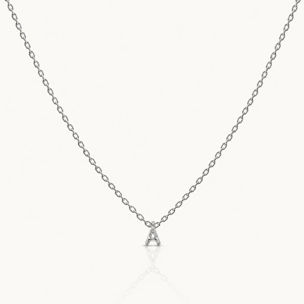 Letter Ketting Zilver