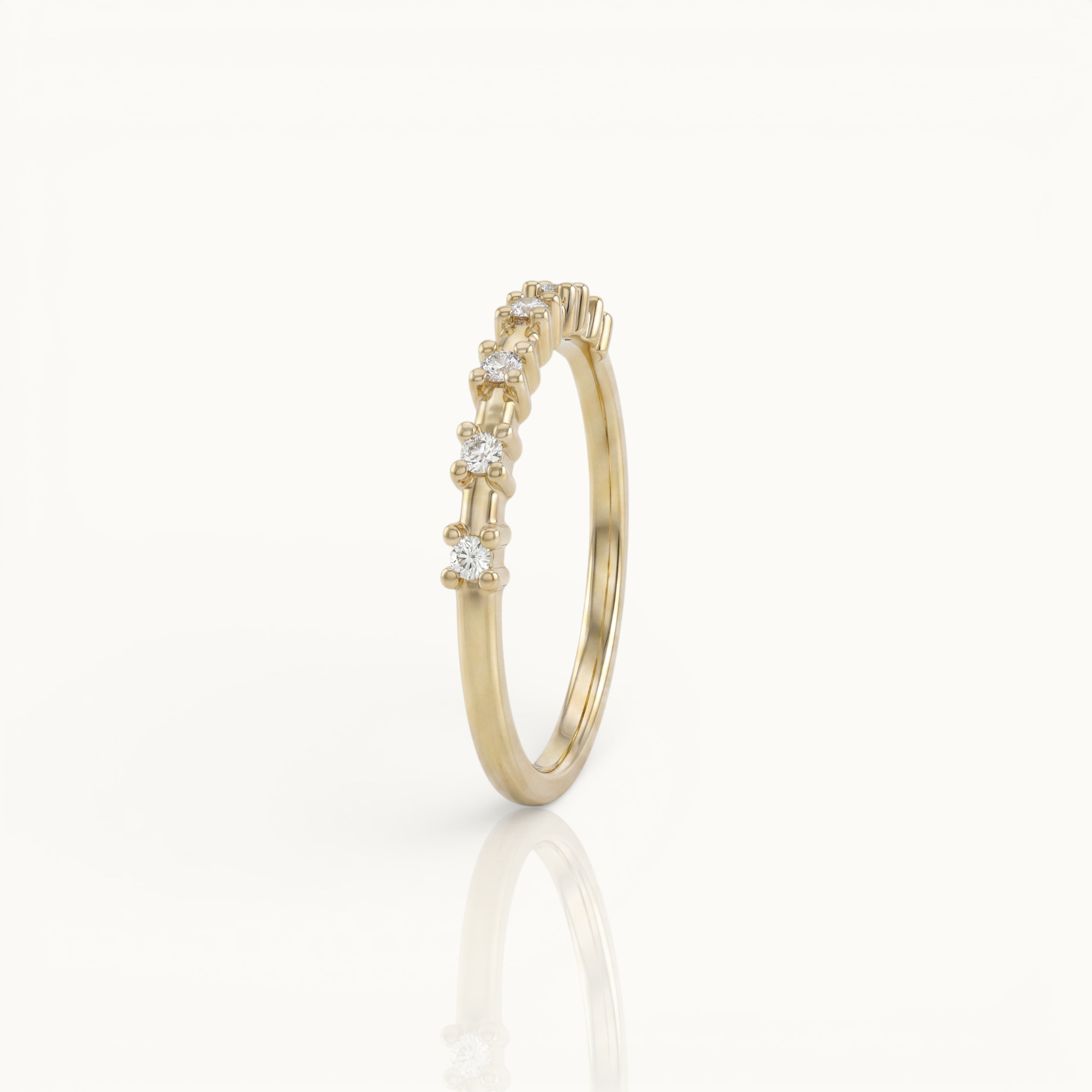 Love Ring - 14k Gouden 0,09ct Diamanten Ring