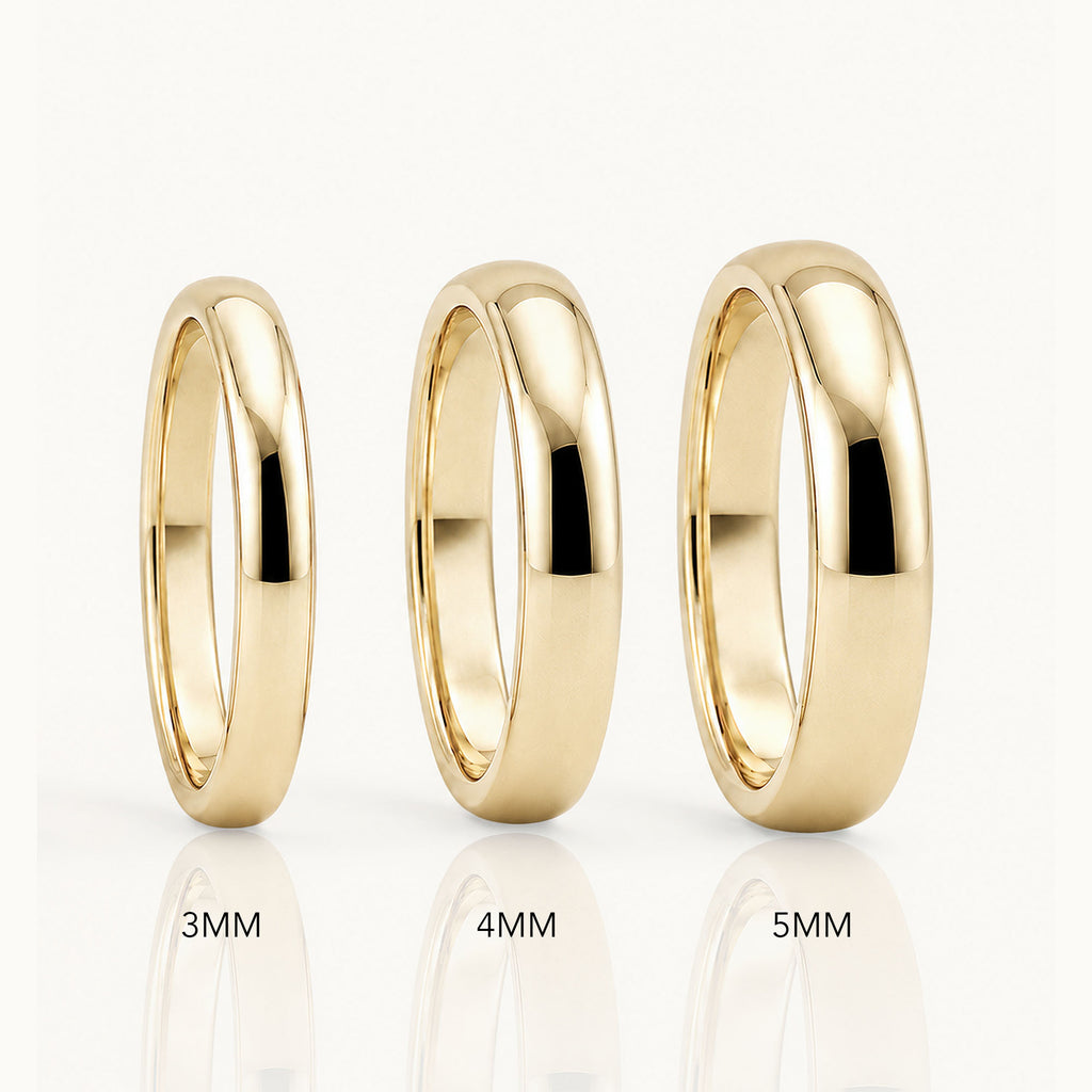 4mm Classic 14k Gold Wedding Band