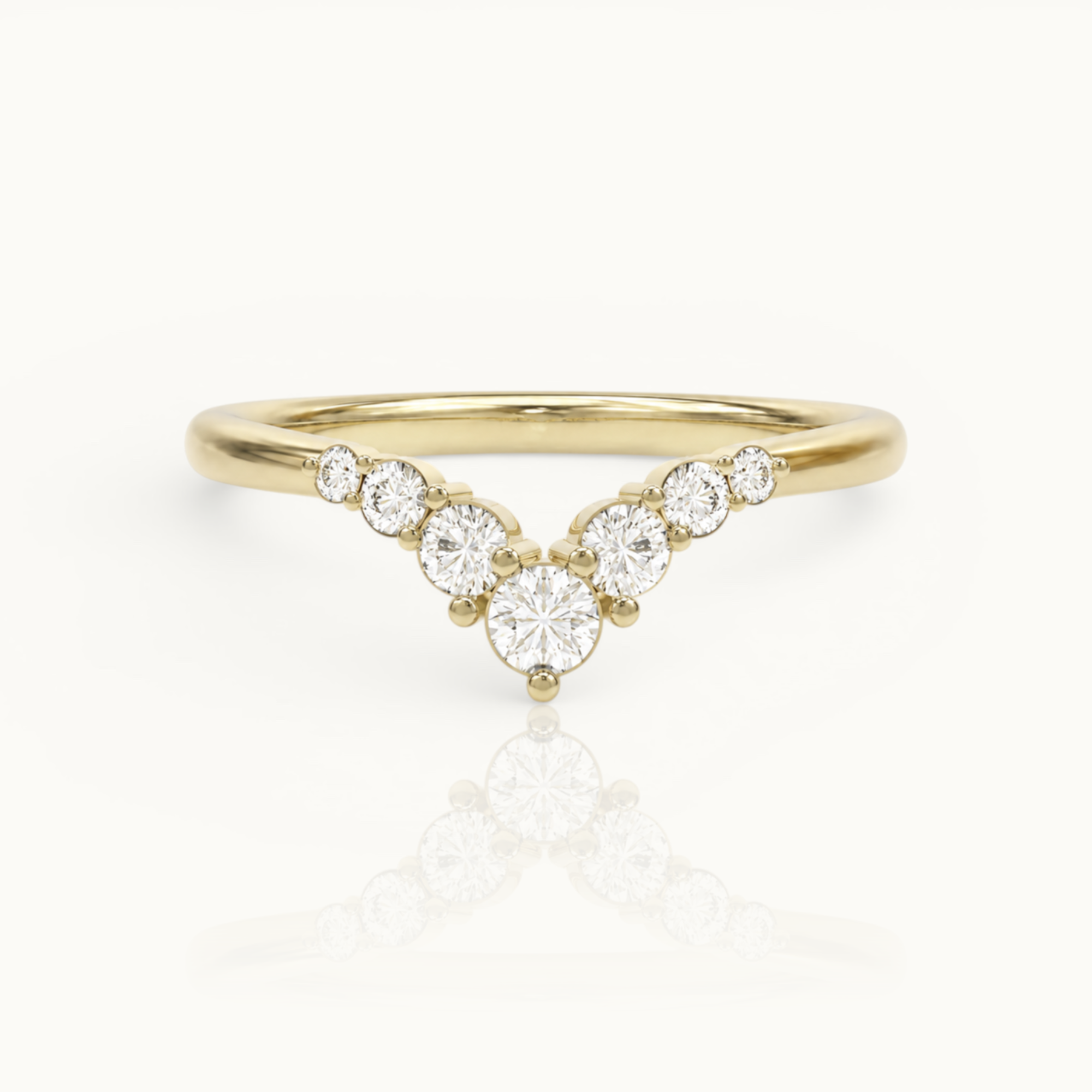 Wonder Woman - 14k Gouden 0.3ct Diamanten Ring