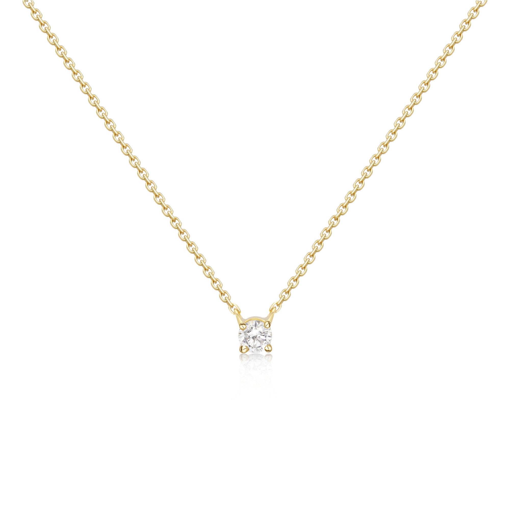 Starlight - 14k Gouden Diamanten Ketting