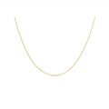 The MiJu Official minimalistic necklace in 9k solid gold.