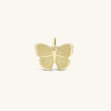 De MiJu vlinder hanger is gemaakt van massief goud en staat voor hoop, leven, creativiteit en een nieuw begin.