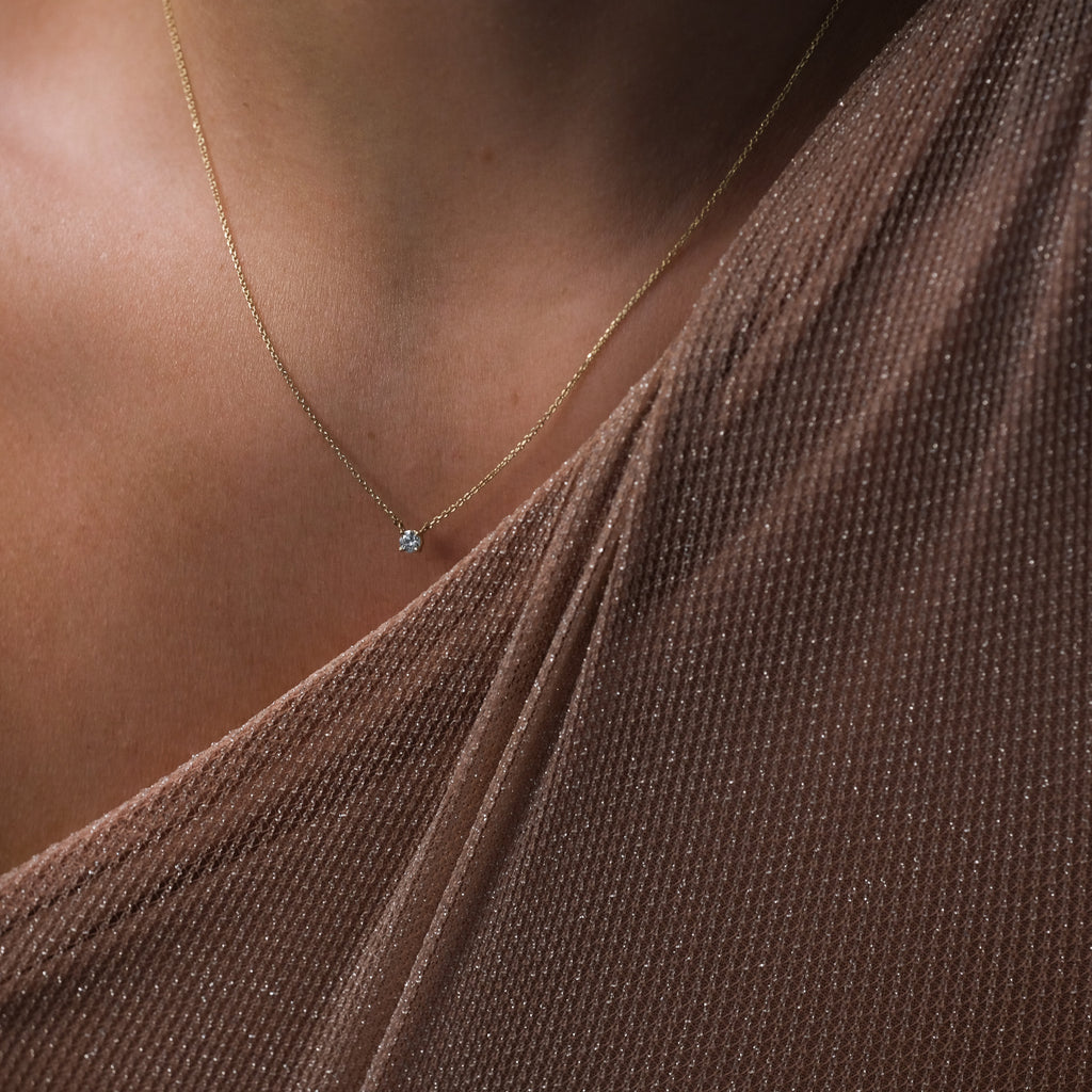 Starlight - 14k Gouden Diamanten Ketting